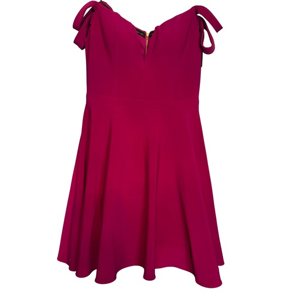 XSCAPE Womens Dress Fit and Flare Party Cocktail Pink Size 6 NWT Style #1192X - Picture 1 of 9